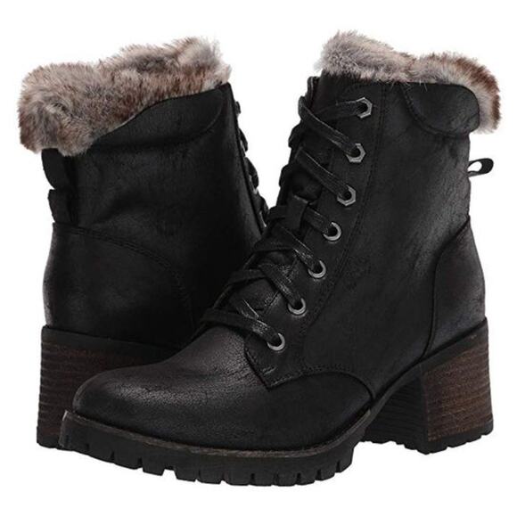 Steve Madden Lace Up Comfort Boots - Picture 1 of 3